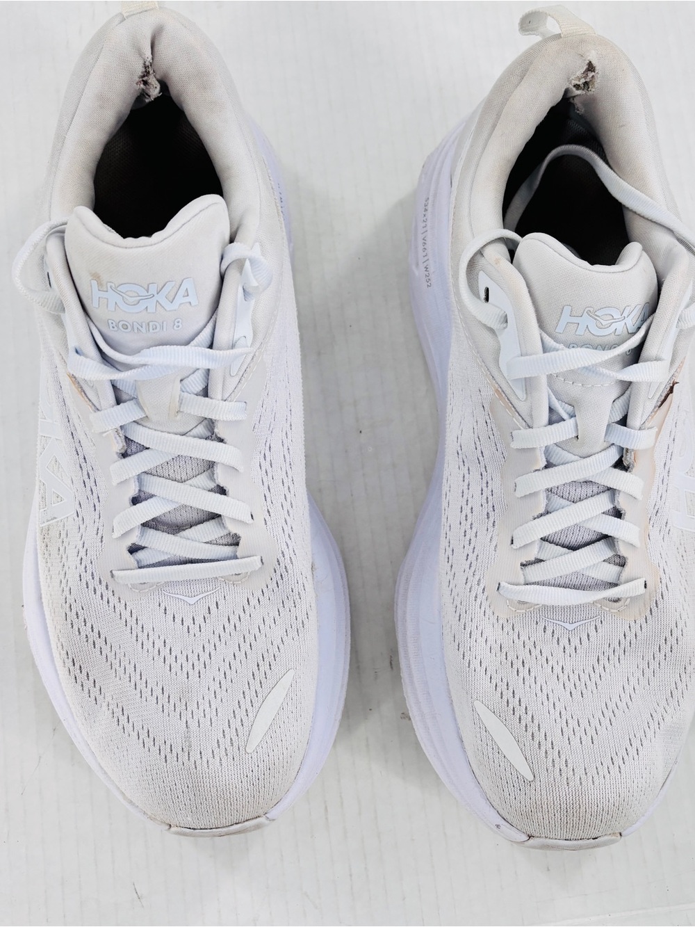 Hoka Running shoes white size 10.5B - Picture 2 of 11